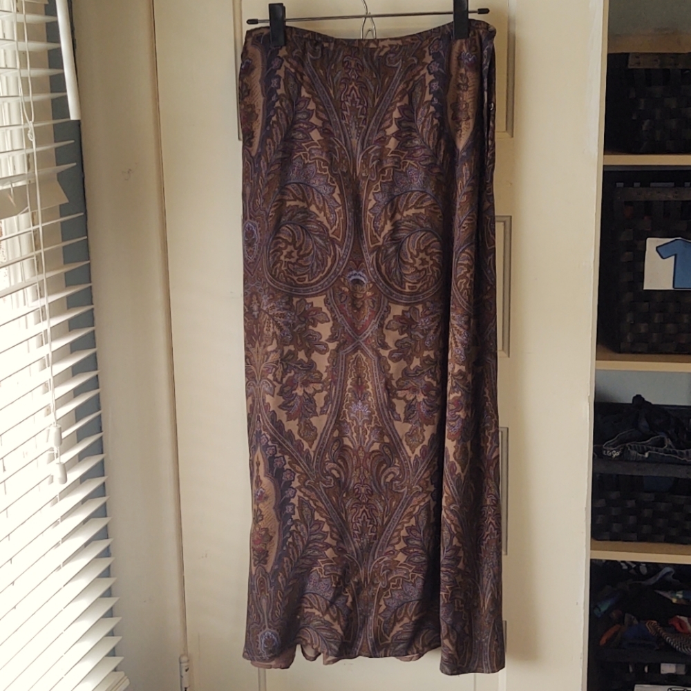 Vintage Limited long paisley skirt